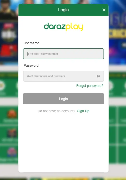 Mobile App Login